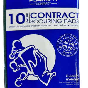 Alternative view of Ramon Contract Green Scouring Pads Pack of 10 | Heavy Duty Abrasive Pads