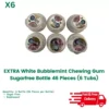 EXTRA BUBBLEMINT CHEWING GUM SUGARFREE 6 TUBS 6x 46 piece Price Marked 17/09/25 - Image 2