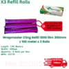 Wrapmaster 1000 Clingfilm Refill Kitchen Restaurant (Pack of 3) 30cm x 100M