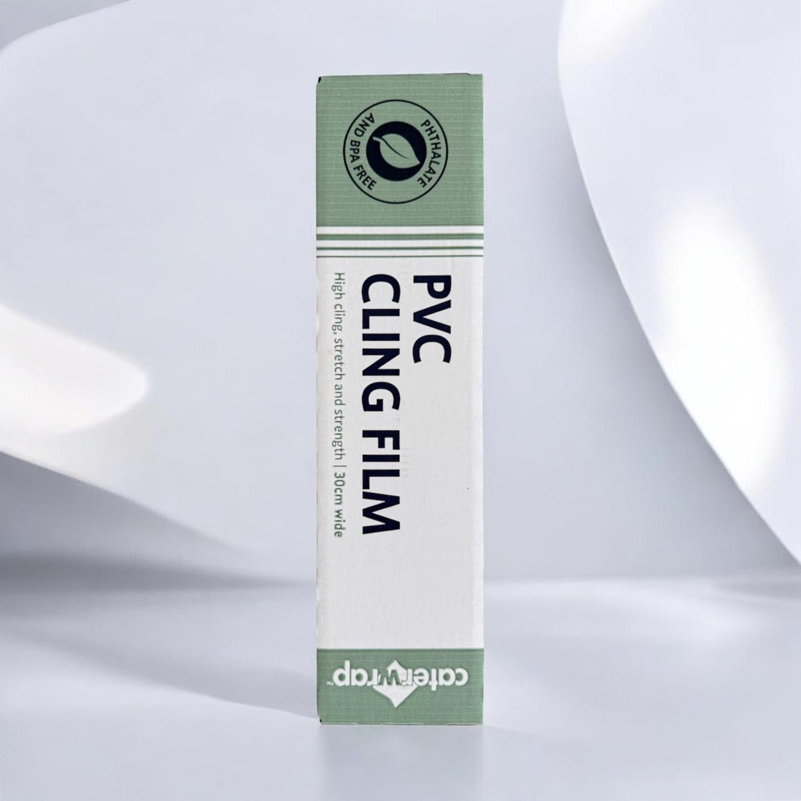 Caterwrap PVC cling film roll with serrated cutter box