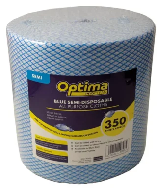 Ramon blue all purpose cleaning cloth roll 350 sheets 22cm x 40cm