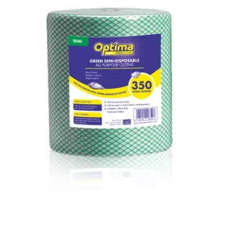 Ramon green all purpose cleaning cloth roll 350 sheets 22cm x 40cm