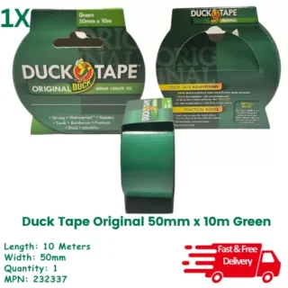 Duck Tape Original 50mm x 10m Green 232337