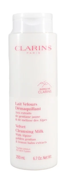 Clarins Velvet Cleansing Milk 200ml bottle - Makeup Remover