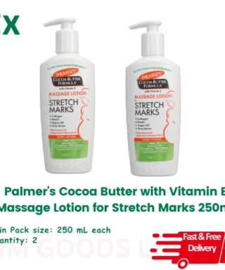 2x Palmer's Cocoa Butter with Vitamin E Massage Lotion for Stretch Marks 250ml