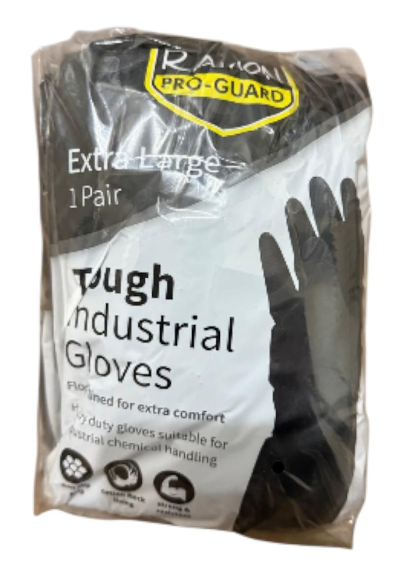 Ramon Proguard heavy duty rubber gloves extra large pack of 10