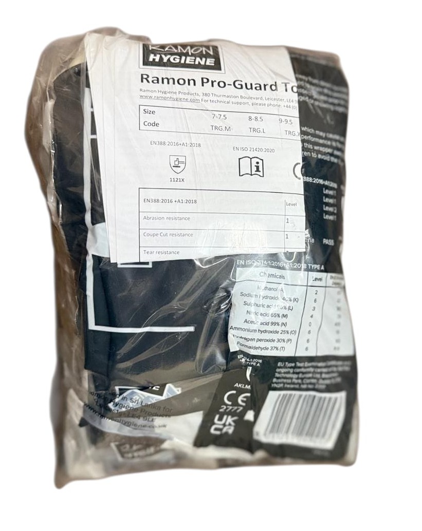 Ramon Proguard heavy duty rubber gloves extra large pack of 10