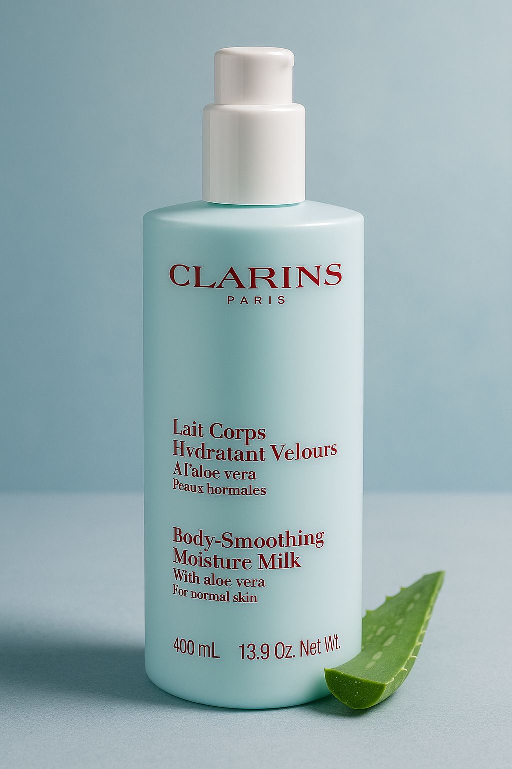 Clarins Body-Smoothing Moisture Milk 400ml Front Bottle