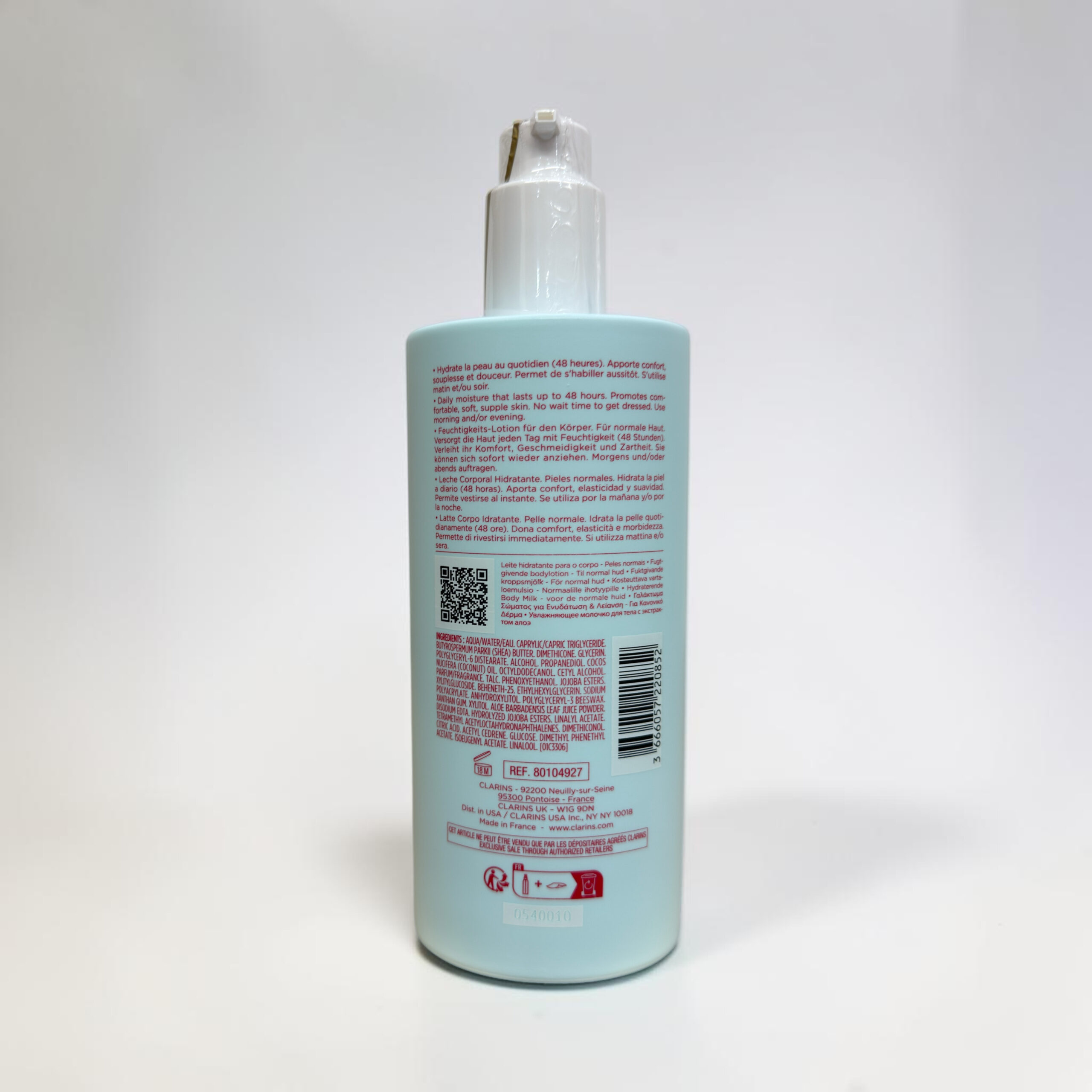 Clarins Body-Smoothing Moisture Milk 400ml Product details