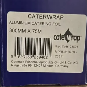 Caterwrap Aluminium Catering Foil | Catering Quality | 300mm X 75m - Image 3