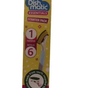 DishMatic value pack 1x Refillable Washing Up Liquid Dispenser Handle 6 heads - Image 4