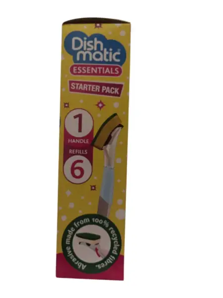DishMatic value pack 1x Refillable Washing Up Liquid Dispenser Handle 6 heads - Image 4