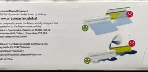 Wrapmaster Compact 30cm Cling Film, Foil & Baking Parchment Dispenser - Image 3