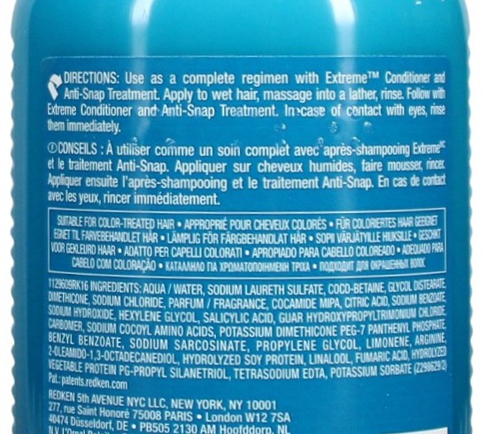 Redken Extreme Shampoo 500ml for Damaged Hair - Image 3