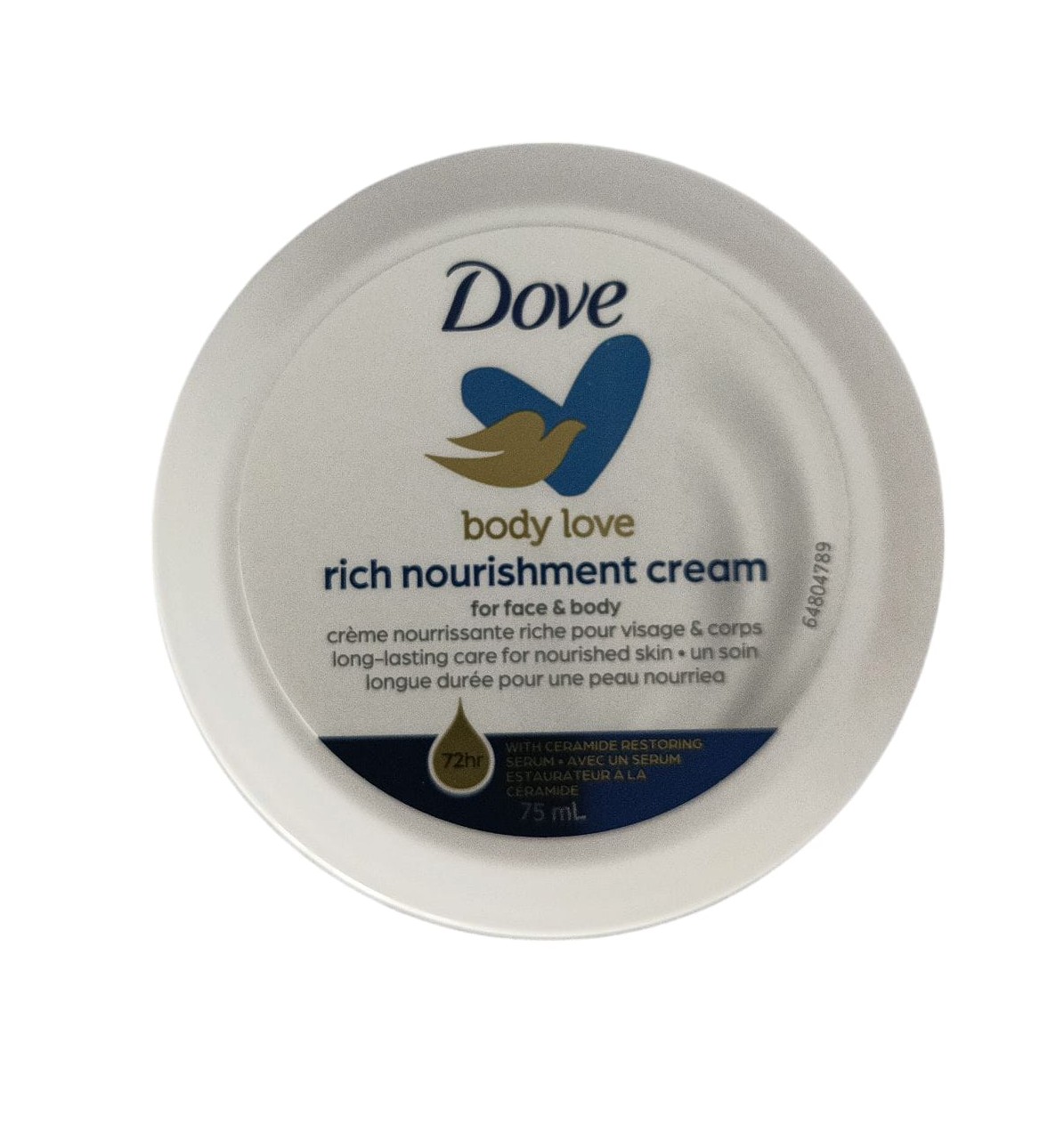Dove Rich Nourishment Cream 75ml Face and Body Moisturiser