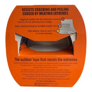 Gorilla Tape All Weather Extreme Black 48mm x 11m Waterproof Repair Tape - Image 3