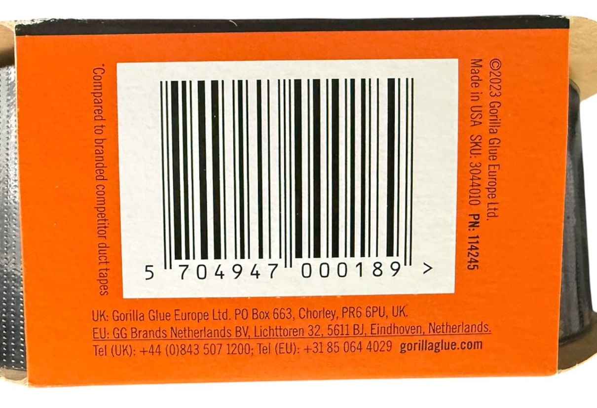 Gorilla Tape Black 48mm x 32m Extra Strong Heavy Duty Repair Tape - Image 4