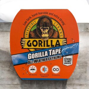 Gorilla Tape All Weather Extreme Black 11m x 48mm Waterproof