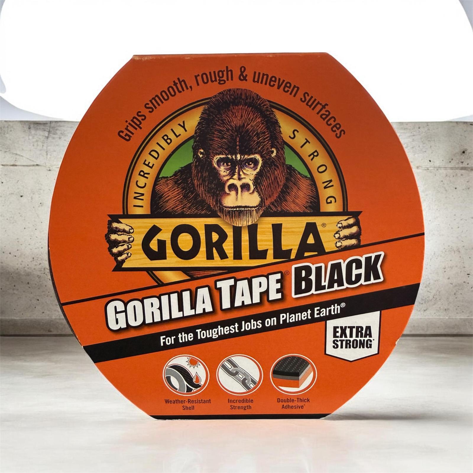 Gorilla Tape Black 32m x 48mm Extra Strong Heavy Duty Tape